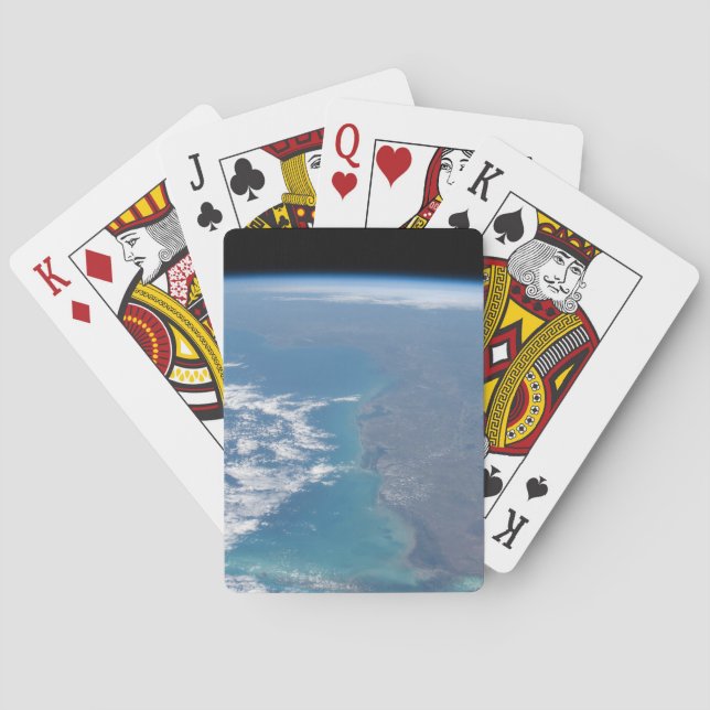 Northward The Florida Peninsula. Poker Cards (Back)