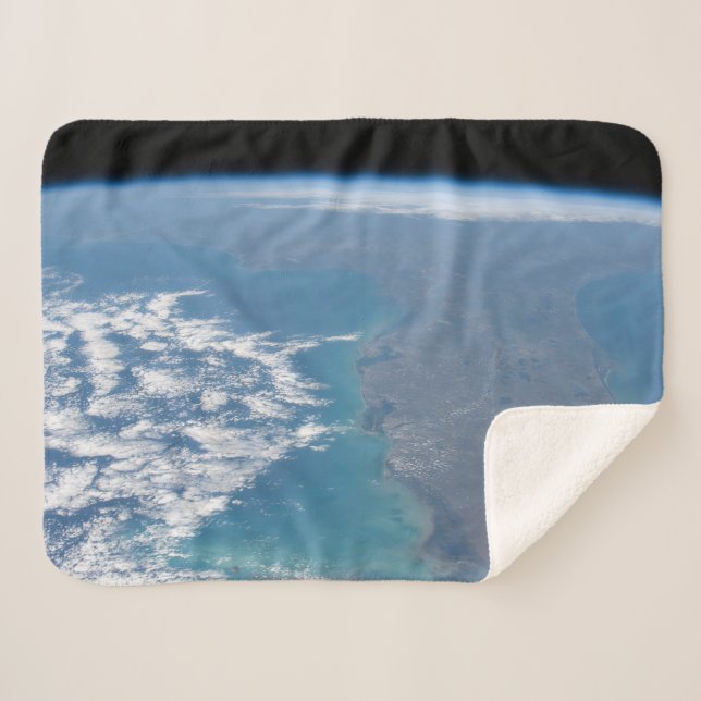 Northward The Florida Peninsula. Sherpa Blanket (Front (Horizontal))