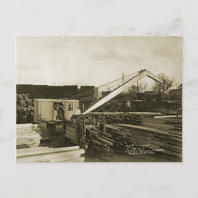 Northwest Crane and Shovel OPERATING ENGINEER 15 Postcard (Front)