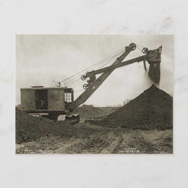 Northwest Crane and Shovel OPERATING ENGINEER 18 Postcard (Front)