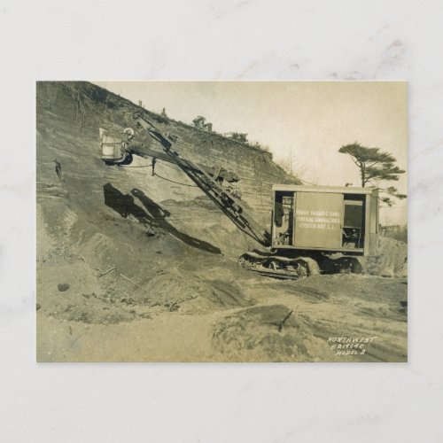 Northwest Crane and Shovel OPERATING ENGINEER 5 Postcard