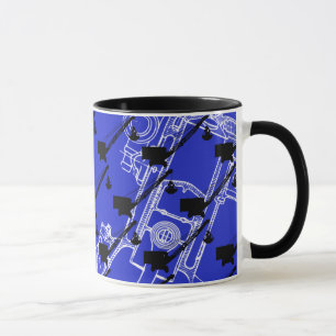 Northwest Crane OPERATING ENGINEER art Crane Op Mug
