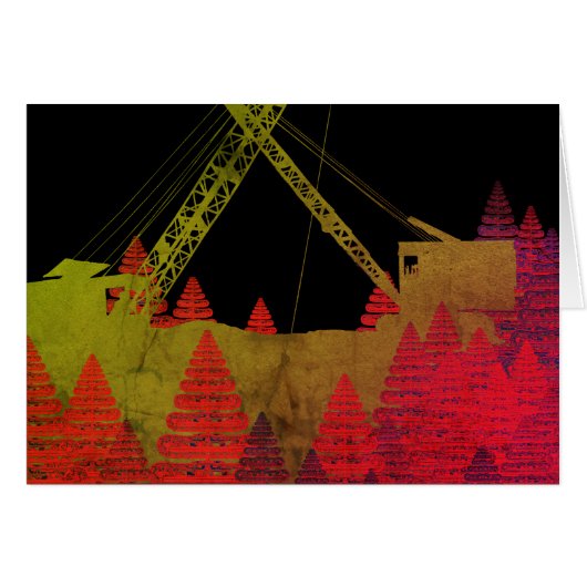 Northwest Crane OPERATING ENGINEER art Vintage (Front Horizontal)