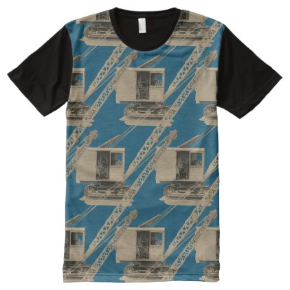 Northwest Crane OPERATING ENGINEER crane operator All-Over-Print T-Shirt