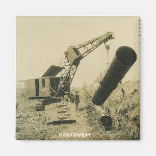 Northwest CRANE OPERATOR CABLE SHOVEL OPERATOR 18 Magnet