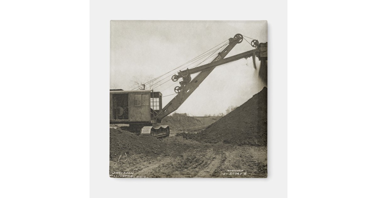 Northwest CRANE OPERATOR CABLE SHOVEL OPERATOR 24 Magnet | Zazzle