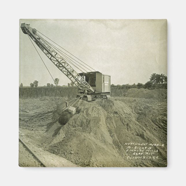 Northwest CRANE OPERATOR CABLE SHOVEL OPERATOR 36 Magnet (Front)