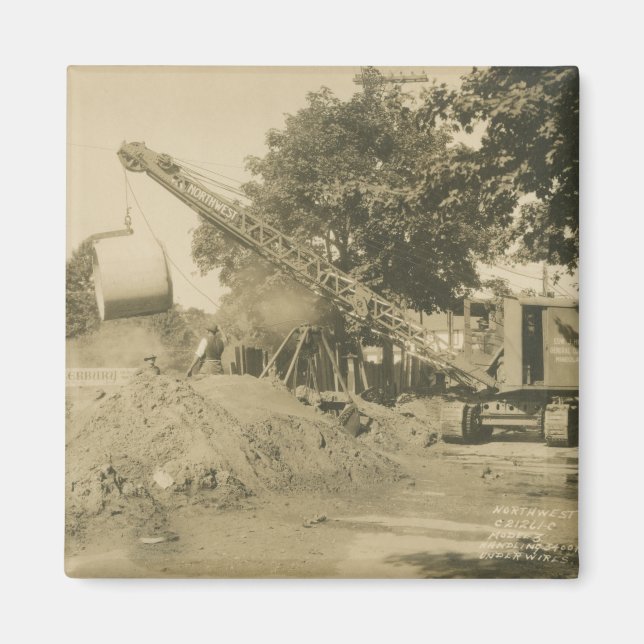 Northwest CRANE OPERATOR CABLE SHOVEL OPERATOR 6 Magnet (Front)