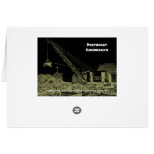 NORTHWEST ENGINEERING CRANE OPERATOR DARK ART CARDS (Back Horizontal)