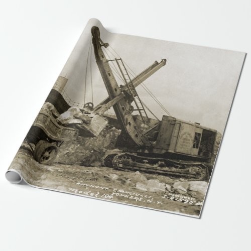 Northwest Engineering CRANE OPERATOR SHOVEL 3 Wrapping Paper