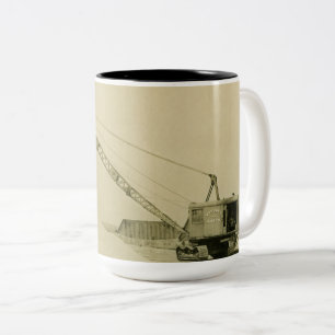 NORTHWEST ENGINEERING CRANE SHOVEL MUG EARLY