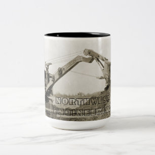 NORTHWEST ENGINEERING CRANE SHOVEL MUG EARLY