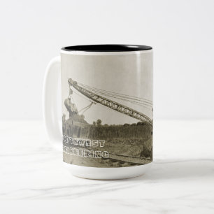 NORTHWEST ENGINEERING CRANE SHOVEL MUG EARLY