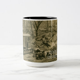 NORTHWEST ENGINEERING CRANE SHOVEL MUG EARLY