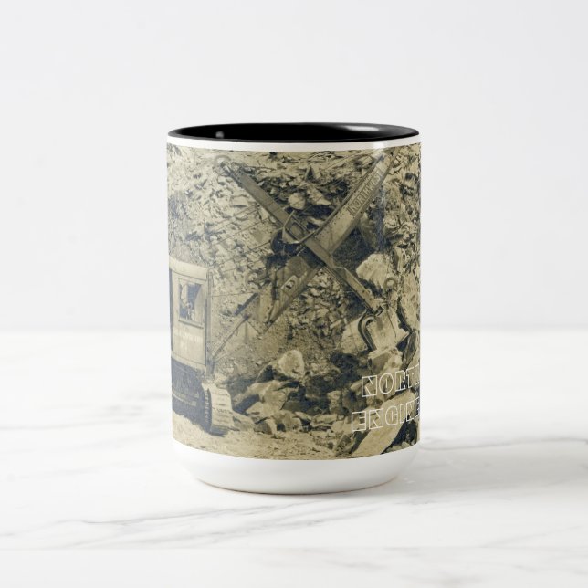 NORTHWEST ENGINEERING CRANE SHOVEL MUG EARLY (Center)