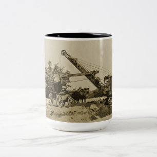 NORTHWEST ENGINEERING CRANE SHOVEL MUG EARLY