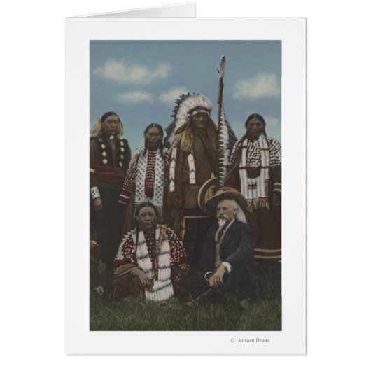 Northwest Indians - Buffalo Bill, Sitting Bull Cards (Front)