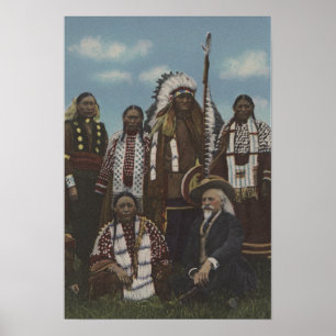 Northwest Indians - Buffalo Bill, Sitting Bull Poster