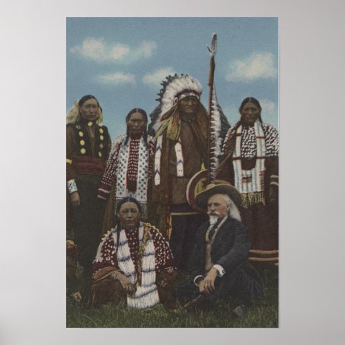 Northwest Indians _ Buffalo Bill Sitting Bull Poster