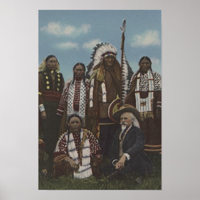 Northwest Indians - Buffalo Bill, Sitting Bull Poster (Front)