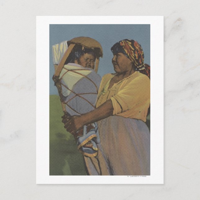 Northwest Indians - Indian Woman Postcard (Front)