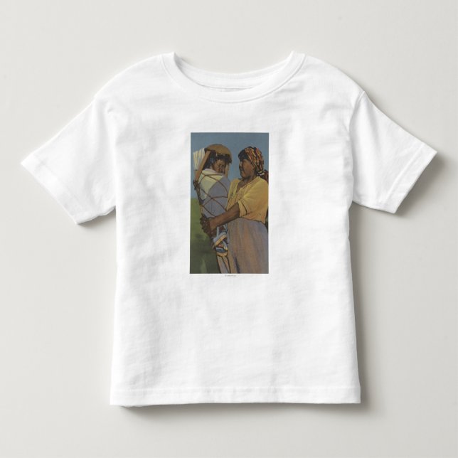 Northwest Indians - Indian Woman Toddler T-shirt (Front)