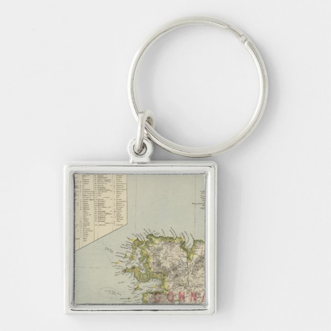 Northwest Ireland Keychain (Front)