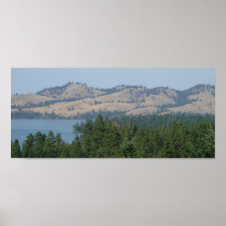 Northwest Montana Flathead Lake Poster