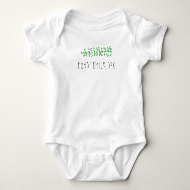 Northwest Mothers Milk Bank Frond - Baby Tee (Front)