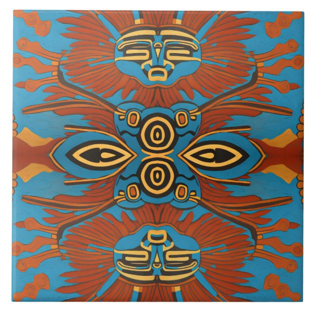 Northwest Native Ceramic Tile (Front)