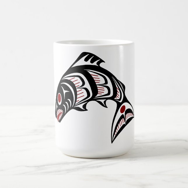 Northwest Pacific Coast Haida Art Coffee Mug (Center)