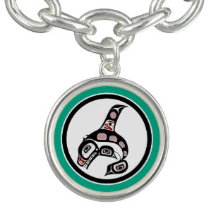 Northwest Pacific coast Haida art Killer whale Bracelet