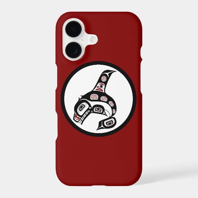 Northwest Pacific coast Haida art Killer whale Case-Mate iPhone Case (Back)