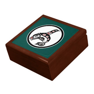 Northwest Pacific coast Haida art Killer whale Jewelry Box