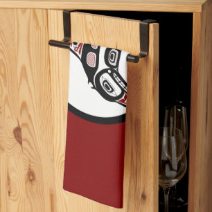 Northwest Pacific coast Haida art Killer whale Towel