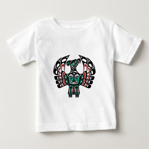 Northwest Pacific coast Haida art Thunderbird Baby T_Shirt