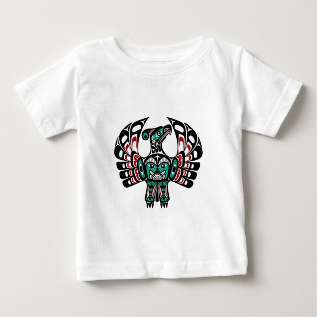 Northwest Pacific coast Haida art Thunderbird Baby T-Shirt (Front)