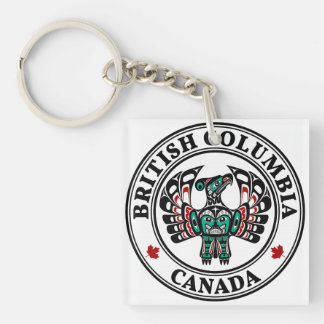 Northwest Pacific Coast Haida Art Thunderbird Keychain