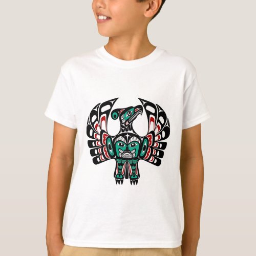 Northwest Pacific coast Haida art Thunderbird T_Shirt