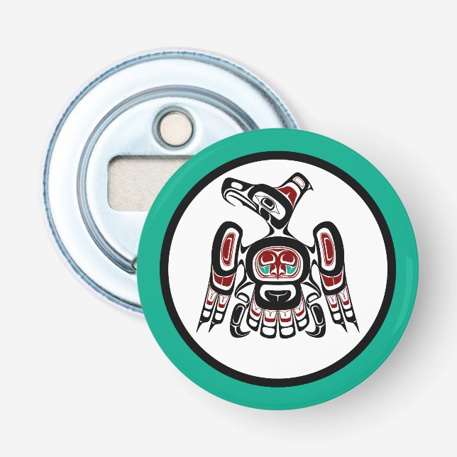 Northwest Pacific Coast Haida Kaigani Thunderbird Bottle Opener (Front)