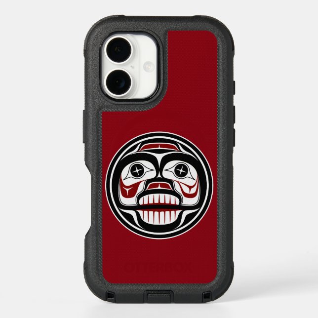Northwest Pacific coast Haida Weeping skull Otterbox iPhone Case (Back)