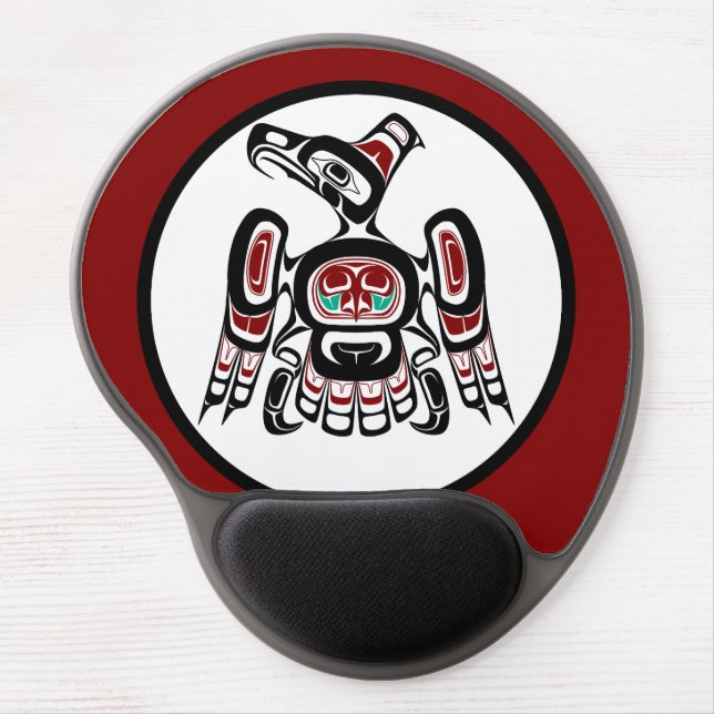 Northwest Pacific Coast Kaigani Thunderbird Gel Mouse Pad (Front)