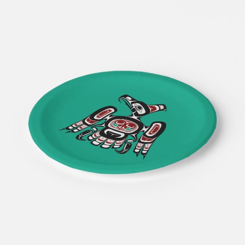 Northwest Pacific coast Kaigani Thunderbird Paper Plates