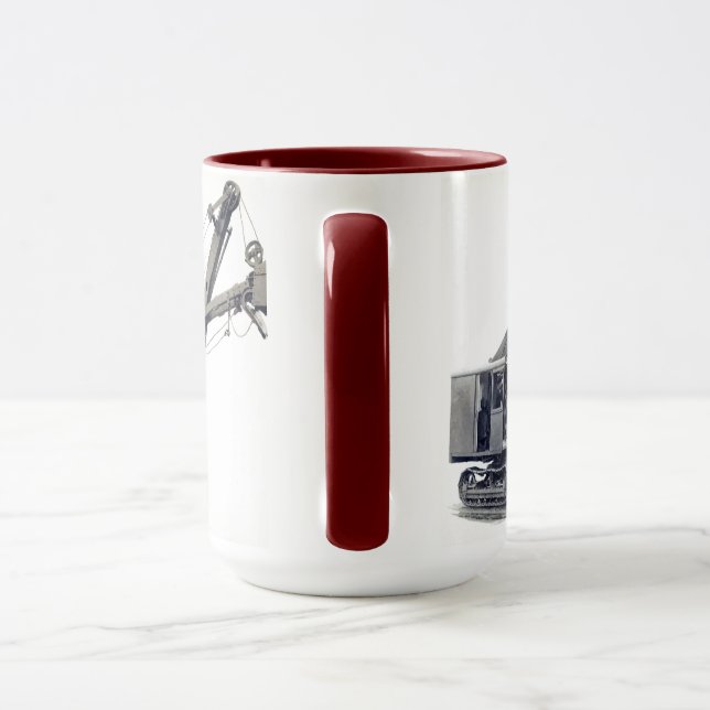 Northwest Steam Shovel Model 2 Construction Crane Mug (Handle)
