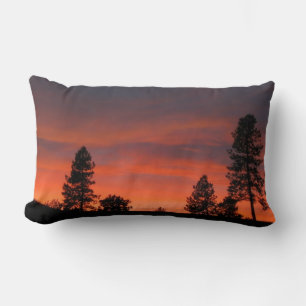 Northwest Sunset Throw Pillow