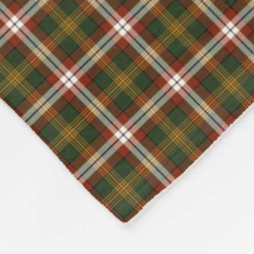 Northwest Territories Canada Tartan Fleece Blanket