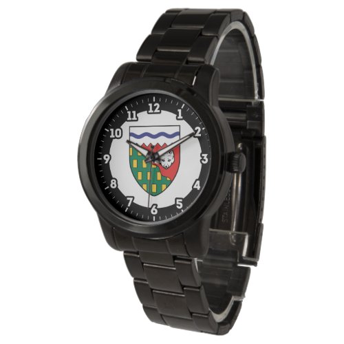 Northwest Territories Flag Graphic Dial Watch