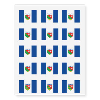 NORTHWEST TERRITORIES Flag Temporary Tattoos