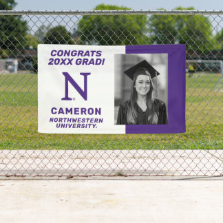 Northwestern N | Congrats Grad Banner