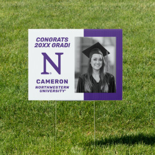 Northwestern N Congrats Grad Sign